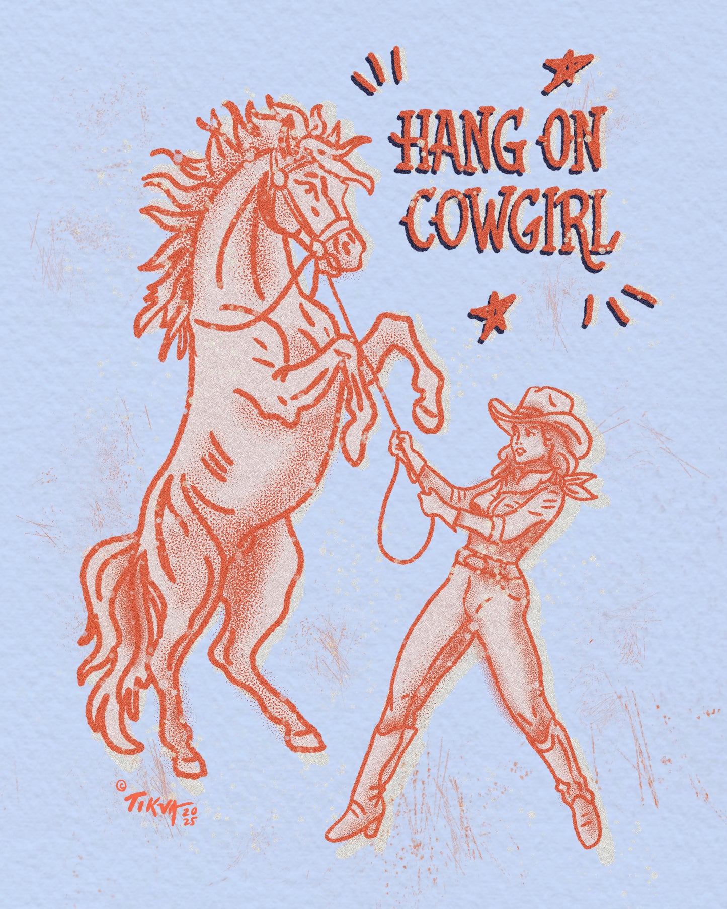 Hang on Cowgirl